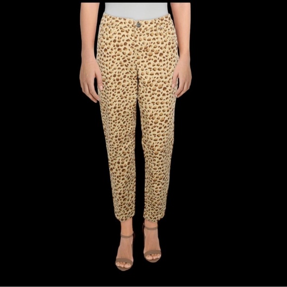 NWT Style & Co Curvy Skinny Leg Animal Print Pants, Size 4 - Picture 1 of 9